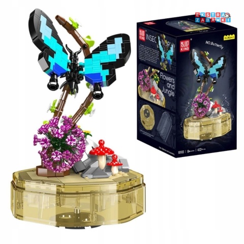 [10103] Mould king 432 el. motyl figurka pozytywka klocki konstrukcyjne