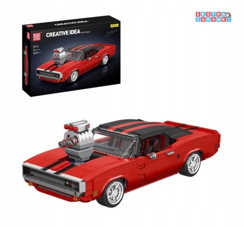 [10112] Mould king 1869 el. amerykański muscle car klocki konstrukcyjne