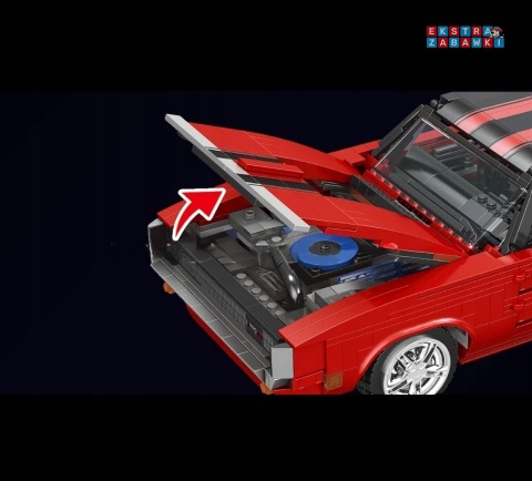 [10112] Mould king 1869 el. amerykański muscle car klocki konstrukcyjne
