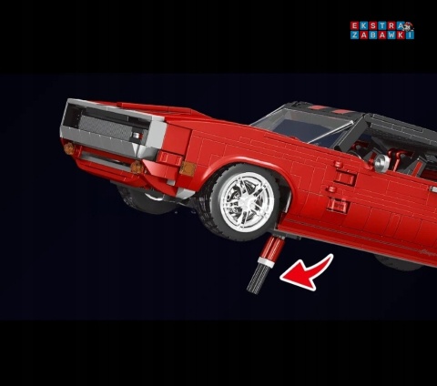 [10112] Mould king 1869 el. amerykański muscle car klocki konstrukcyjne