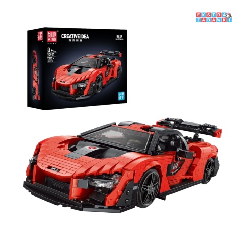 [10007S] Mould king 1372 el. klocki konstrukcyjne auto Senna GTR