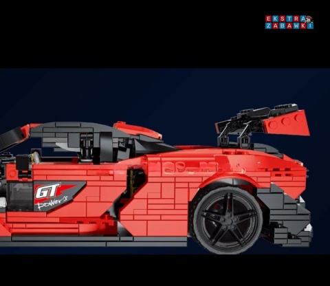 [10007S] Mould king 1372 el. klocki konstrukcyjne auto Senna GTR