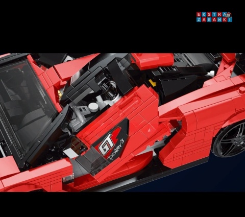 [10007S] Mould king 1372 el. klocki konstrukcyjne auto Senna GTR