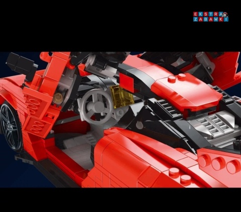 [10007S] Mould king 1372 el. klocki konstrukcyjne auto Senna GTR