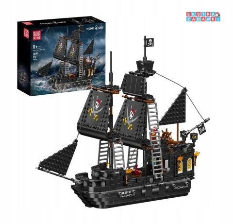 [10195] Mould king 932 el. statek piracki Black Pearl klocki konstrukcyjne