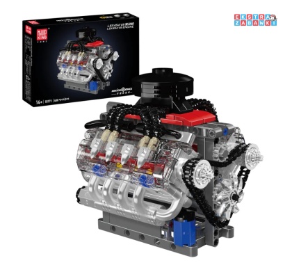 [10171] Klocki 487 el. silnik ośmiocylindrowy V8 engine Technic Mould King