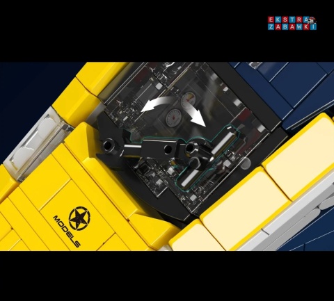 [12016] Mould king 1948 el. kolej pociąg Eurostar E320 klocki Technic