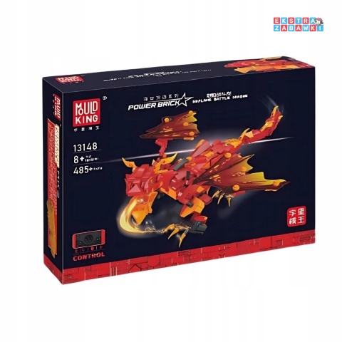 [13148] Klocki 485 el. konstrukcyjne smok figurka sterowany R/C Mould King