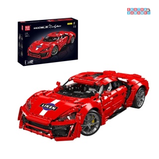 [13190] Mould king 4070 el. Super samochód Lykan HyperSport RC klocki Technic