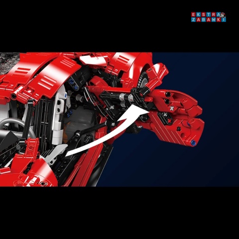 [13190] Mould king 4070 el. Super samochód Lykan HyperSport RC klocki Technic