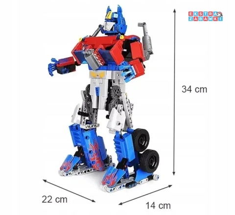 [15036] Mould king 678 el. Zdalnie sterowany robot Prime klocki konstrukcyjne