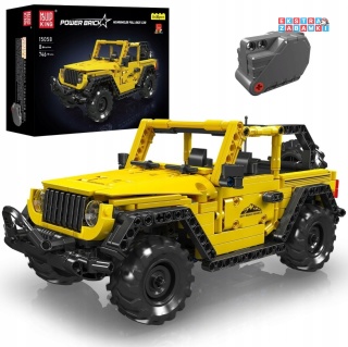 [15058] Mould king 746 el. Samochód Wrangler Pull Back klocki konstrukcyjne
