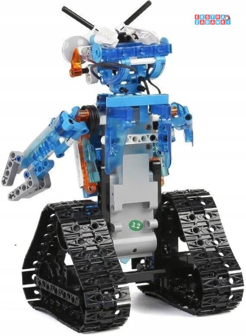 [15059] Mould king 369 el. Zdalnie sterowany niebieski robot klocki Technic