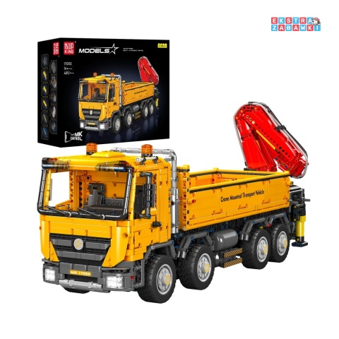 [17050] Mould king 4012 el. Duży model ciężarówki z dźwiegiem HDS klocki Technic