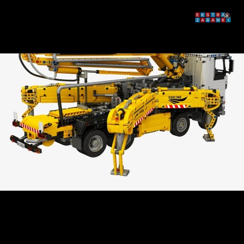 [19003] Mould king 4368 el. Duża ciężarówka z pompą do betonu CR klocki Technic