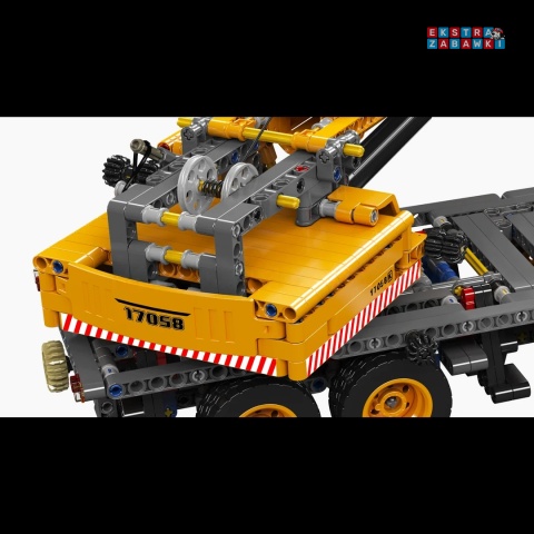 [17058S] Klocki 1020 el. konstrukcyjne Technic mechaniczny żuraw Mould king