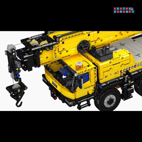 [17073] Mould king 3218 el. Ciężarówka z dużym dźwigiem RC klocki Technic