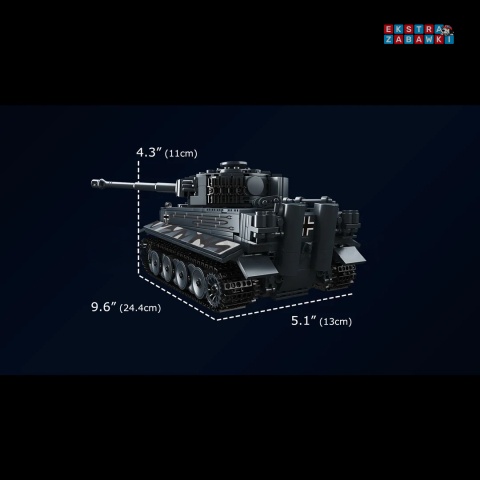 [20014] Klocki 800 el. Pojazd czołg Tiger zdalnie sterowany Mould King