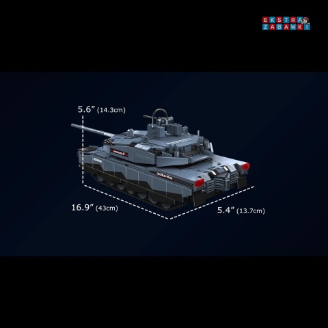 [20036] Klocki konstrukcyjne model czołgu zdalnie sterowany 1192 el. Mould King