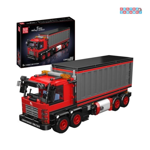 [24069] Klocki Konstrukcyjne auto kontener pojazd Tir 630 el. Mould King