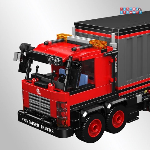 [24069] Klocki Konstrukcyjne auto kontener pojazd Tir 630 el. Mould King