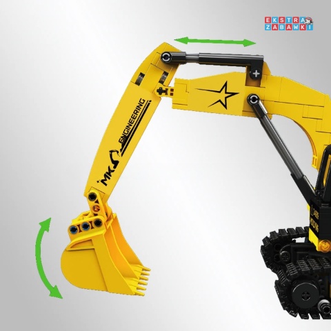 [24089] Klocki konstrukcyjne koparka gąsienicowa ruchoma 705 el. Mould King