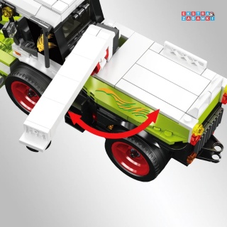 [24091] Klocki 510 el. konstrukcyjne pojazd rolniczy mini kombajn Mould King