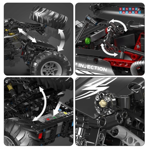 [18038] Klocki 1016 el. Buggy off-road zdalnie sterowany Mould king