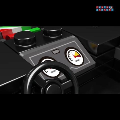 [27068S] Klocki Konstrukcyjne auto Speed 488 Pista czarne 384 el. Mould King
