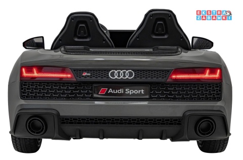 Brązowe Audi Spyder R8 Lift na akumulator - 2x200W, 24V/14Ah, ekoskóra - [A3000]