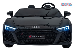 Audi Spyder R8 Lift na akumulator - czarny, 2x200W 24V/14Ah, ekoskóra - [A3000]