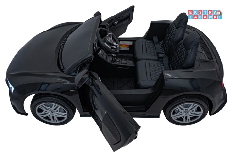 Audi Spyder R8 Lift na akumulator - czarny, 2x200W 24V/14Ah, ekoskóra - [A3000]