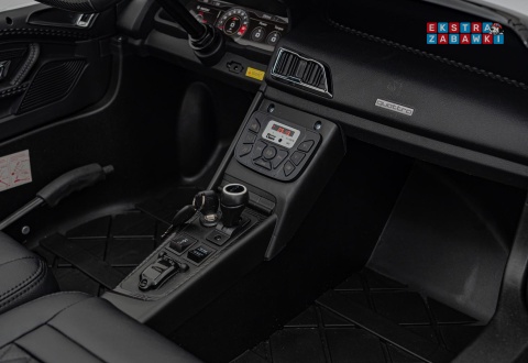 Audi Spyder R8 Lift na akumulator - czarny, 2x200W 24V/14Ah, ekoskóra - [A3000]