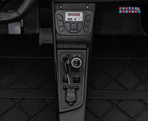 Audi Spyder R8 Lift na akumulator - czarny, 2x200W 24V/14Ah, ekoskóra - [A3000]