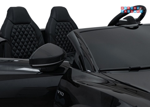 Audi Spyder R8 Lift na akumulator - czarny, 2x200W 24V/14Ah, ekoskóra - [A3000]