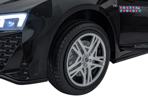 Audi Spyder R8 Lift na akumulator - czarny, 2x200W 24V/14Ah, ekoskóra - [A3000]
