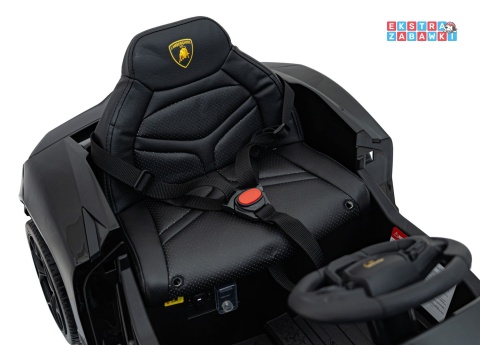 Lamborghini Revuelto na akumulator - czarny, 4x4, 2x45W i 2x35W, 12V/9Ah, pilot, ekoskóra, EVA [QLS-8603]