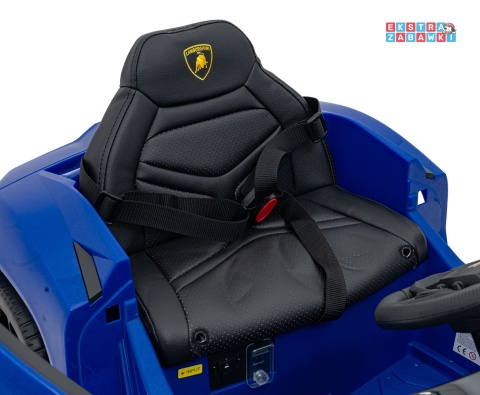 Lamborghini Revuelto na akumulator - niebieski, 4x4, 2x45W i 2x35W, 12V/9Ah, pilot, ekoskóra, EVA [QLS-8603]