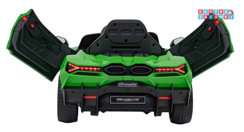 Lamborghini Revuelto na akumulator - zielony, 4x4, 2x45W i 2x35W, 12V/9Ah, pilot, ekoskóra, EVA [QLS-8603]