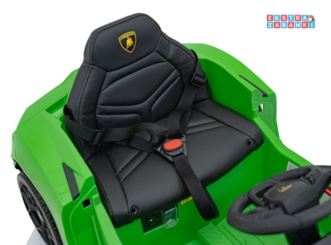 Lamborghini Revuelto na akumulator - zielony, 4x4, 2x45W i 2x35W, 12V/9Ah, pilot, ekoskóra, EVA [QLS-8603]
