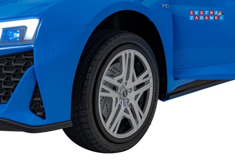 Niebieskie Audi Spyder R8 Lift na akumulator - 2x200W, 24V/14Ah, ekoskóra - [A3000]