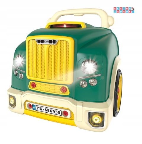 Warsztat mechanika autobus silnik auto do rozkręcania - zielony [D001-3]