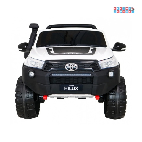 [outlet] Toyota Hilux na akumulator - biały, 4x200W 24V/20Ah, ekoskóra, LED, EVA, pilot [HL850]