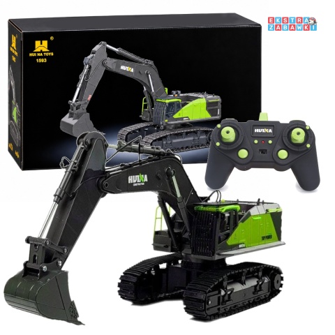 [1593] HUINA Koparka 1:14 zdalnie sterowana RC pilot ruchome ramie platforma 360'