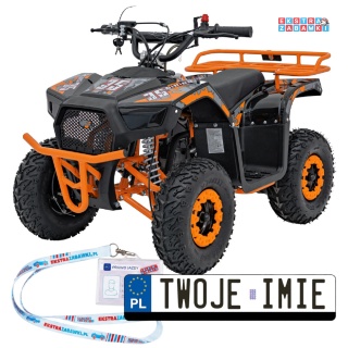 [ATV-13A] Quad Spalinowy 49CC SIRIUS Siedzenia z ekoskóry pojazd dla dzieci jednocylindrowy dwusuwowy