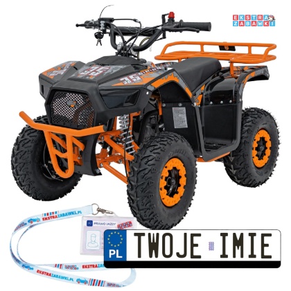 [ATV-13A] Quad Spalinowy 49CC SIRIUS Siedzenia z ekoskóry pojazd dla dzieci jednocylindrowy dwusuwowy