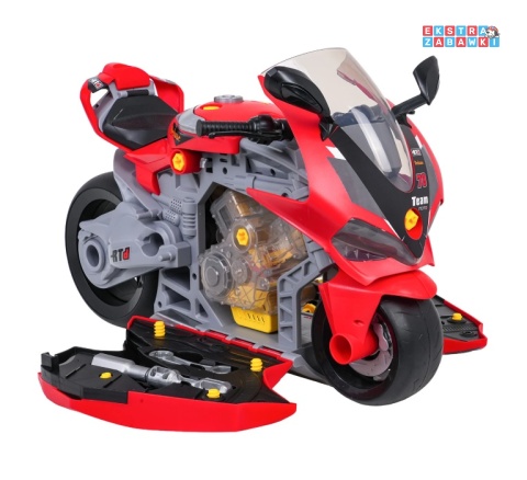 Zestaw małego mechanika dla dzieci warsztat motocykl z światłami i dźwiękiem [D002-2]