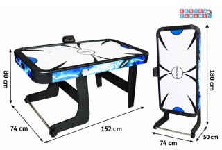 Duży składany stół do gry - cymbergaj, air hockey licznik punktów [H1509]