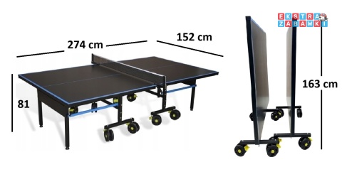 Duży składany stół do gry wewnętrzny zewnętrzny - Ping pong, tenis stołowy [P207]