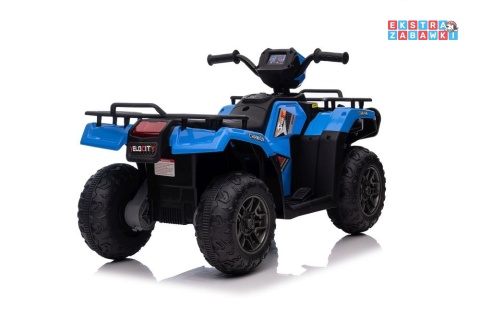 Quad JC915 na akumulator - niebieski, 2x45W 12V/4,5Ah, MP3, LED, automatyczny hamulec [13554]